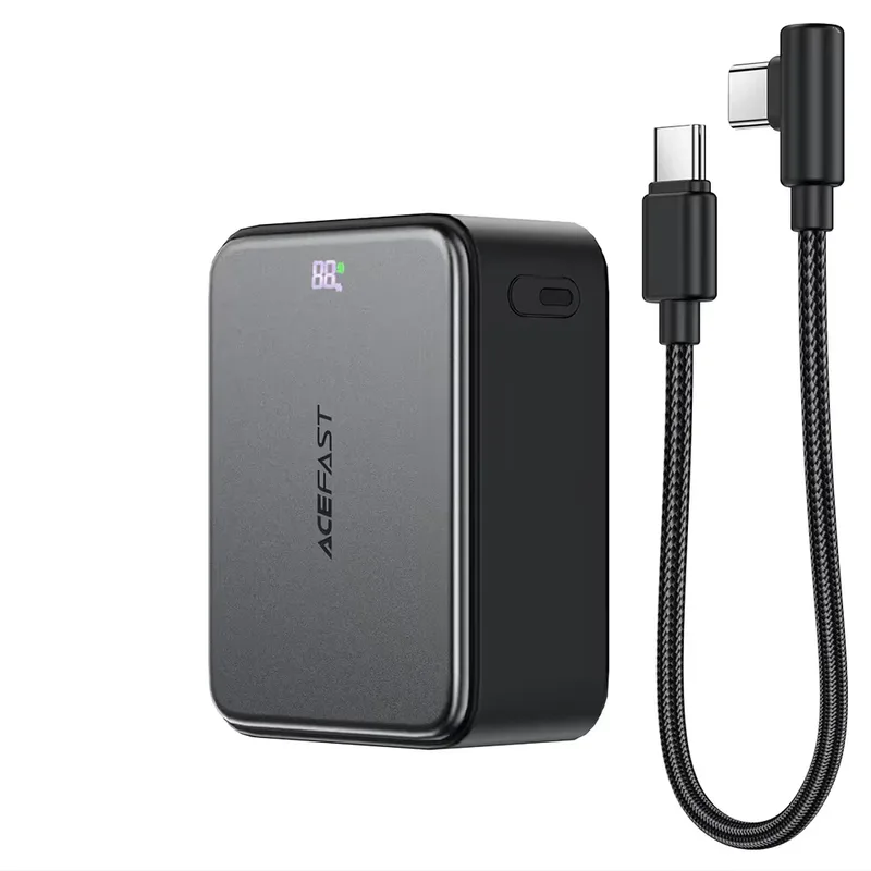 מטען נייד ACEFAST M28 – הספק 22.5W, קיבולת 10000mAh וצג דיגיטלי חכם