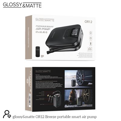 קומפרסור נייד נטען GLOSSY MATTE OR12