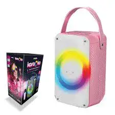 רמקול בידורית Coral Karaoka משנה קולות מגיע עם מיקרופון