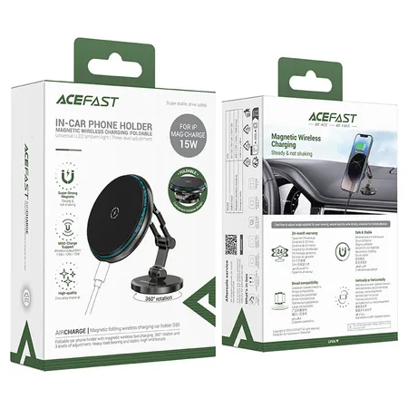 מעמד לרכב טעינה אלחוטית ACEFAST דגם D30