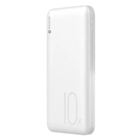 סוללת טעינה ניידת 10000mAh 22.5W לבן MIRACASE