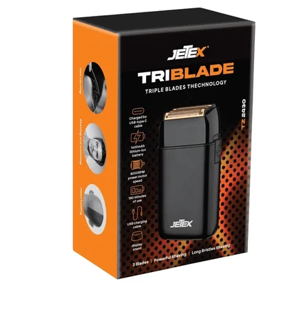 מכונת שייבר מקצועי גילוח TRIBLADE TZ-2430 צבע זהב